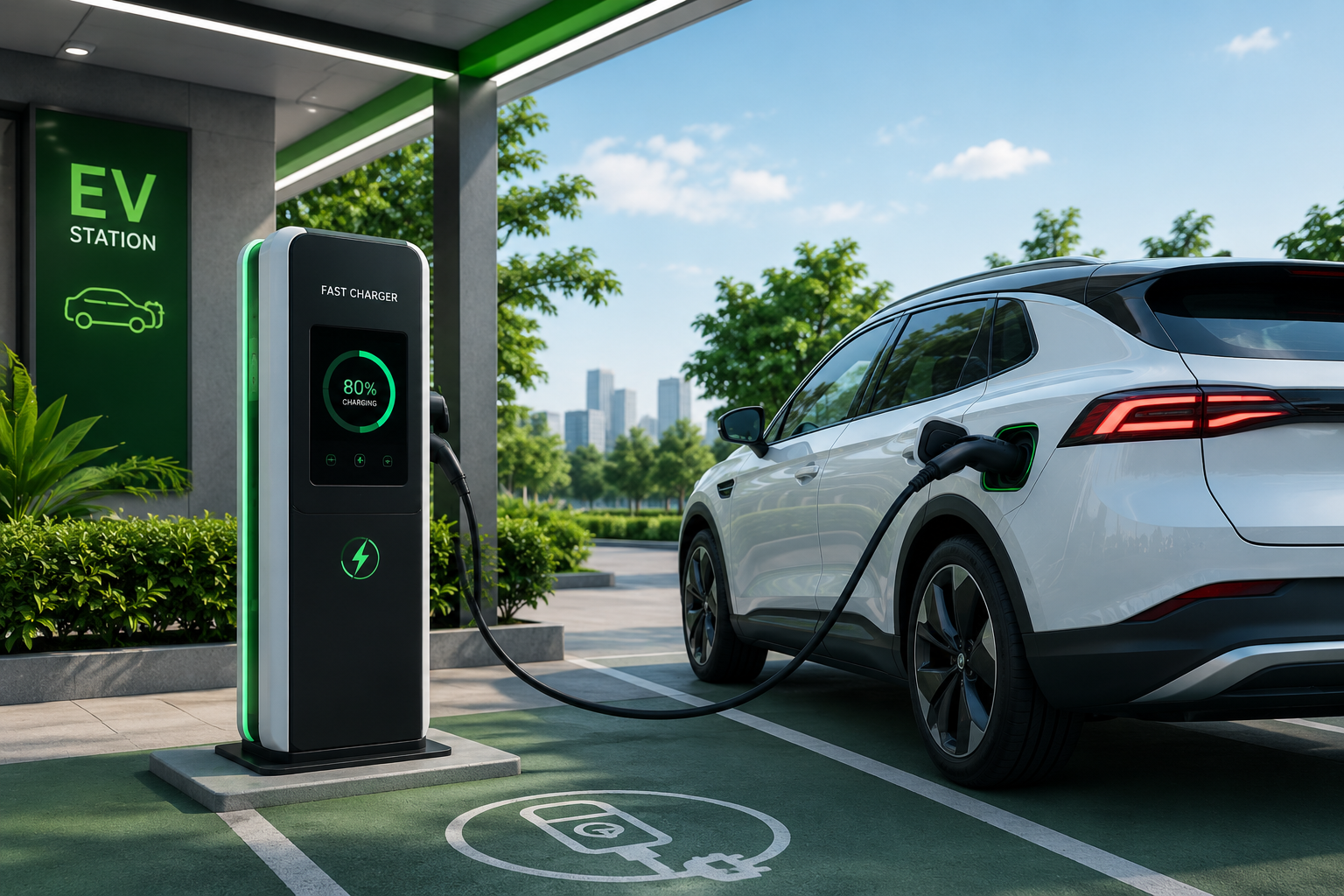 nidhi technocare EV station