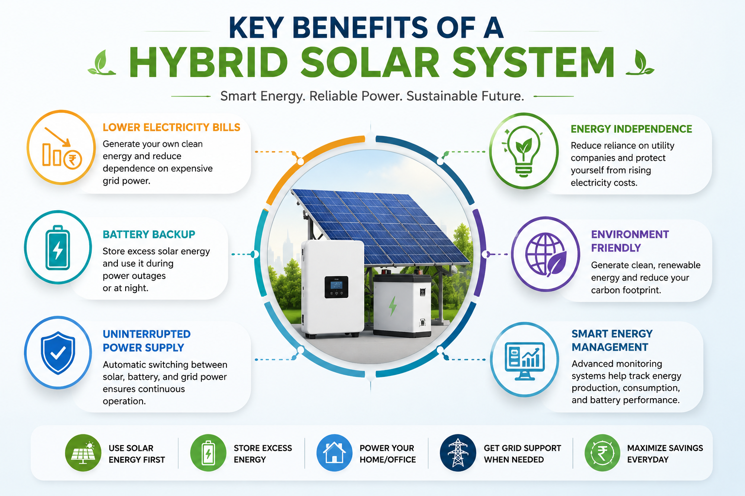 Key Benefits of a Hybrid Solar System